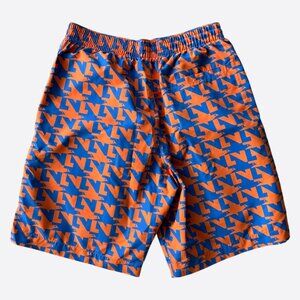 Louis Vuitton Blue & Orange Dove Print Swimshorts